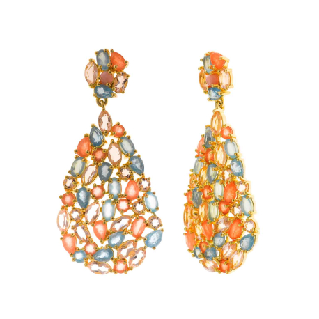 PENDIENTES PIEDRAS NATURALES