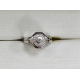 ANILLO ORO BLANCO Y CIRCONITAS