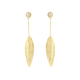 PENDI PLUMAS DORADOS