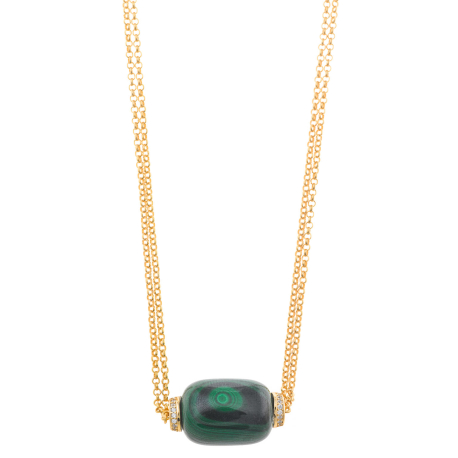 COLLAR MALAQUITA