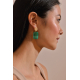 PENDIENTES MALAQUITA