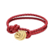 PULSERA ROJA Y DORADO