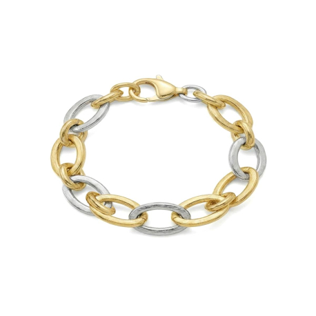 PULSERA DORADA Y PLATA