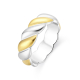 ANILLO DORADO Y PLATA