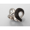 ANILLO PLATA Y NEGRO
