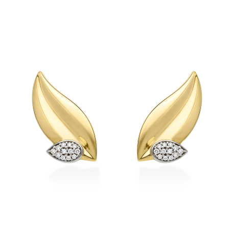 PENDIENTES ORO Y BRILLANTES