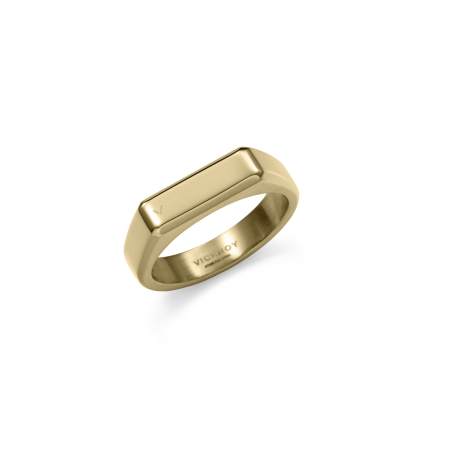 ANILLO ACERO DORADO