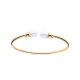 PULSERA DORADA Y PERLAS