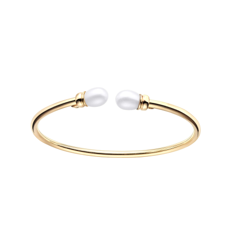 PULSERA DORADA Y PERLAS