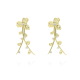 PENDIENTES FLOR DORADO
