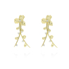 PENDIENTES FLOR DORADO