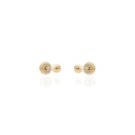PENDIENTES BOLITAS ORO