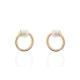 PENDIENTES ARO PERLA