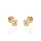 PENDIENTES ORO FLOR