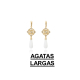 PENDIENTES AGATA BLANCA