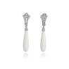 PENDIENTES AGATA BLANCA