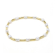 PULSERA DORADA Y PERLAS