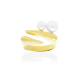 ANILLO DORADO PERLAS